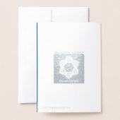 Carte Dorée Bouclier et lances Maccabée (Derrière avec enveloppe)