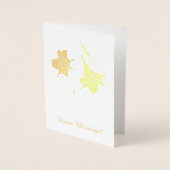 Carte Dorée Bouquet de Pâques Lily (Devant)