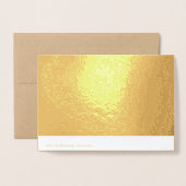 Carte Dorée Boutique internationale Ox New Year 2021 Luxury Ca (Derrière avec enveloppe)