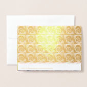 Carte Dorée Bowling sur gazon drôle a besoin d'un coup de main (Derrière avec enveloppe)