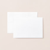 Carte Dorée Bride Elegant or script Réservé Mariage (Devant avec enveloppe)