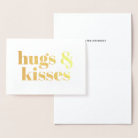 Câlins & baisers typographie moderne personnalisée