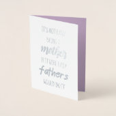 Carte Dorée Ce n'est pas facile d'être mère (Devant)