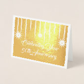 Carte Dorée Célébration du 50e anniversaire de Foil (Devant)