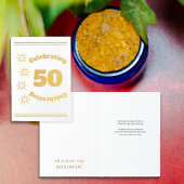 Carte Dorée Célébration du 50e anniversaire Starburst à