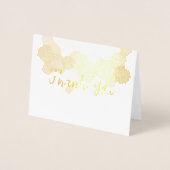 Carte Dorée Cercles contemporains Merci (Devant)