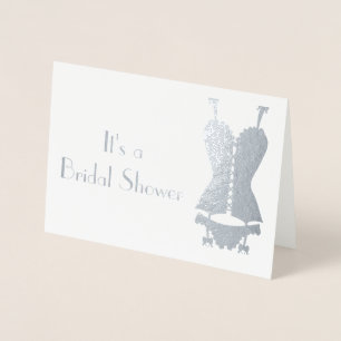 Carte Dorée C'est une Fête des mariées Silver