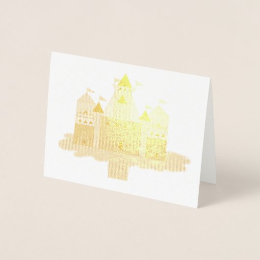 Carte Dorée Château de princesse (Devant)