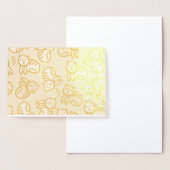 Carte Dorée Chats plus bananes (Affichage)