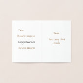 Carte Dorée Chaudière فltée Almabrouk mariage (Intérieur)