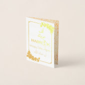 Carte Dorée  Chaudière فltée Almabrouk mariage (Devant)