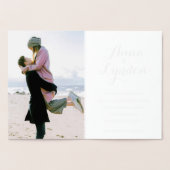 Carte Dorée Chic | Mariage Photo Silver (Intérieur)