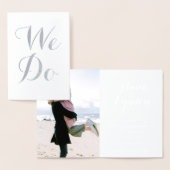 Carte Dorée Chic | Mariage Photo Silver (Affichage)
