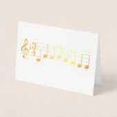 Carte Dorée Chords Nous vous souhaitons un joyeux Noël Notes d (Devant)