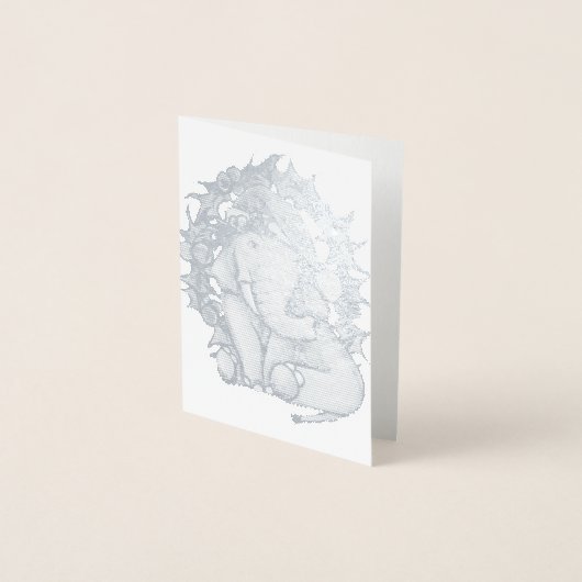 Carte Dorée Christmas Elephant (Devant)