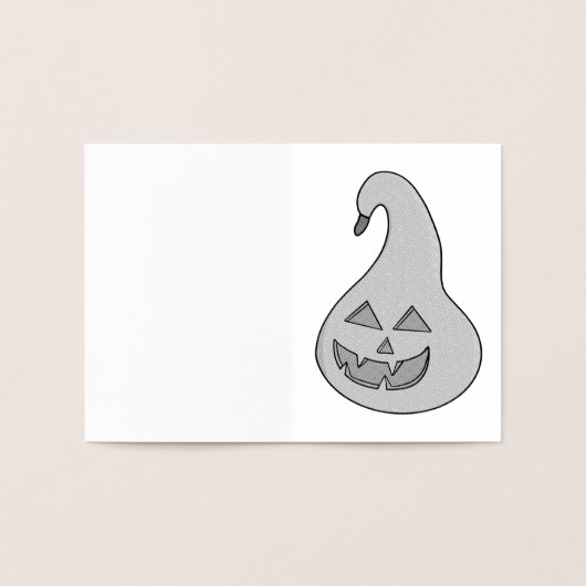 Carte Dorée Citrouille Adorobale (Intérieur)