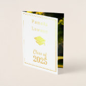 Carte Dorée Classe moderne de 2025 - or (Devant)