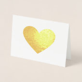 Carte Dorée Coeur d'or (Devant)