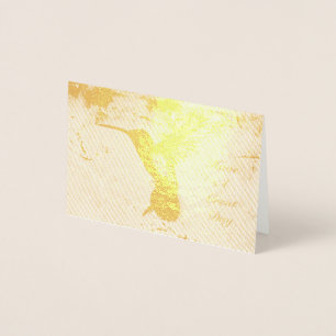 Carte Dorée Colibri