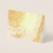 Carte Dorée Colliers de fleurs indiennes (Devant)