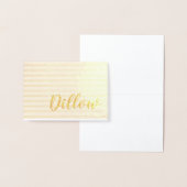 Carte Dorée Conception de feuille d'or personnalisée (Affichage)