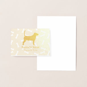 Carte Dorée Conception graphique de chien HAMbyWG - Vétérinair