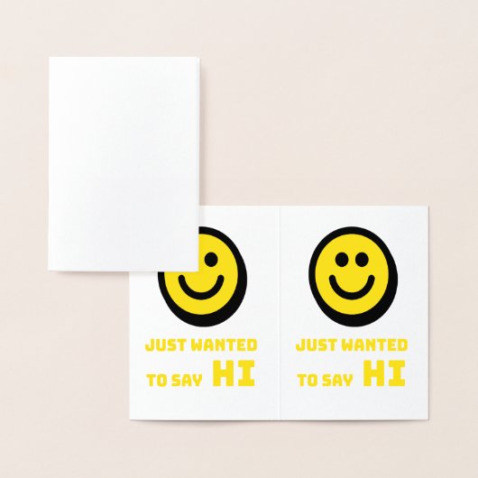 Carte Dorée conception souriante (Affichage)