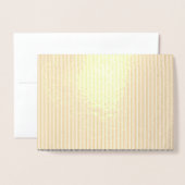 Carte Dorée Conception verticale 1 (Devant avec enveloppe)