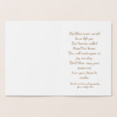 Carte Dorée Condoléances sur la perte du caniche français Pers (Intérieur)