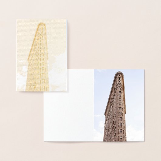 Carte Dorée Construction de Flatiron (Affichage)