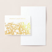 Carte Dorée Coquillages d'or (Affichage)