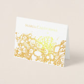 Carte Dorée Coquillages d'or (Devant)