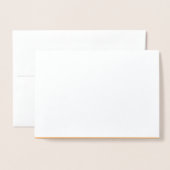 Carte Dorée Couleur Hex #FABA77, Brandy (Devant avec enveloppe)