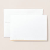 Carte Dorée Couleur Hex #FABA77, Brandy (Derrière avec enveloppe)