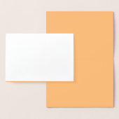 Carte Dorée Couleur Hex #FABA77, Brandy (Affichage)