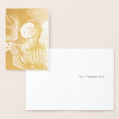 Carte Dorée Crâne d'or (Affichage)