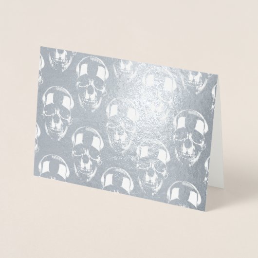Carte Dorée Crânes noirs tombés (Devant)