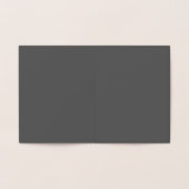 Carte Dorée Create Your Own dark gray Custom Design (Intérieur)