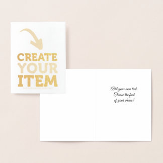 Carte Dorée CREATE-YOUR-OWN DIY Custom upload heart wedding