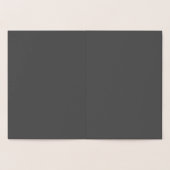 Carte Dorée Create Your Own elegant dark gray (Intérieur)