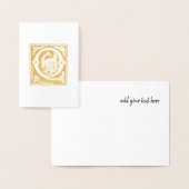 Carte Dorée Créatures mythiques du XVIe siècle Capitale décora (Affichage)