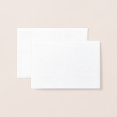 Carte Dorée Créez Votre Propre (Devant avec enveloppe)