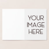 Carte Dorée Créez Votre Propre Assiette En Papier (Intérieur)