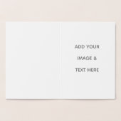 Carte Dorée Créez votre propre blanc  (Intérieur)