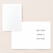 Carte Dorée Créez votre propre blanc  (Affichage)