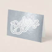 Carte Dorée Croire le slogan graphique (Devant)