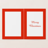 Carte Dorée Cume Noël Gingerbread Couple Custom (Intérieur)