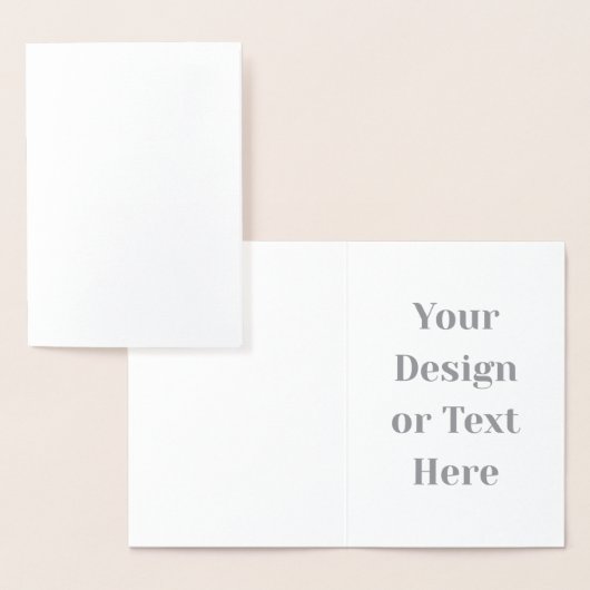 Carte Dorée Customizable Your Design or Text Here Personalized (Affichage)