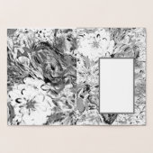 Carte Dorée Dahlia blanche (Intérieur)