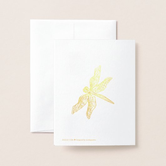 Carte Dorée dame avec guitare (Derrière avec enveloppe)